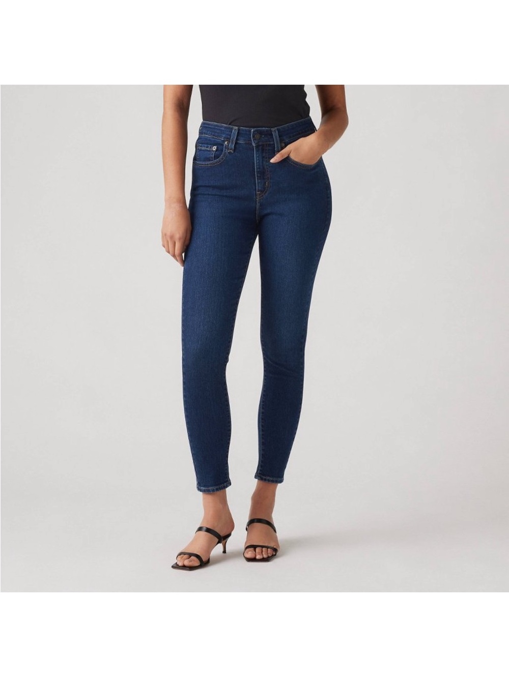 Levis Women’s 721 High-Rise Skinny Jeans - Eternal Indigo Size 27: Slim Fit!
